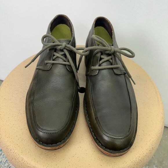 Cole Haan Men’s Oswego II Eye Olive Green Leather Lace Up Chukka Boot main image 8